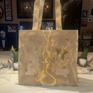 Dior Gold GWP Tote Bag